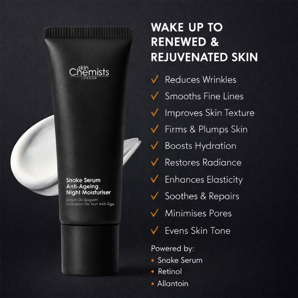 skinChemists Snake Serum Anti-Ageing Night Moisturiser 50ml