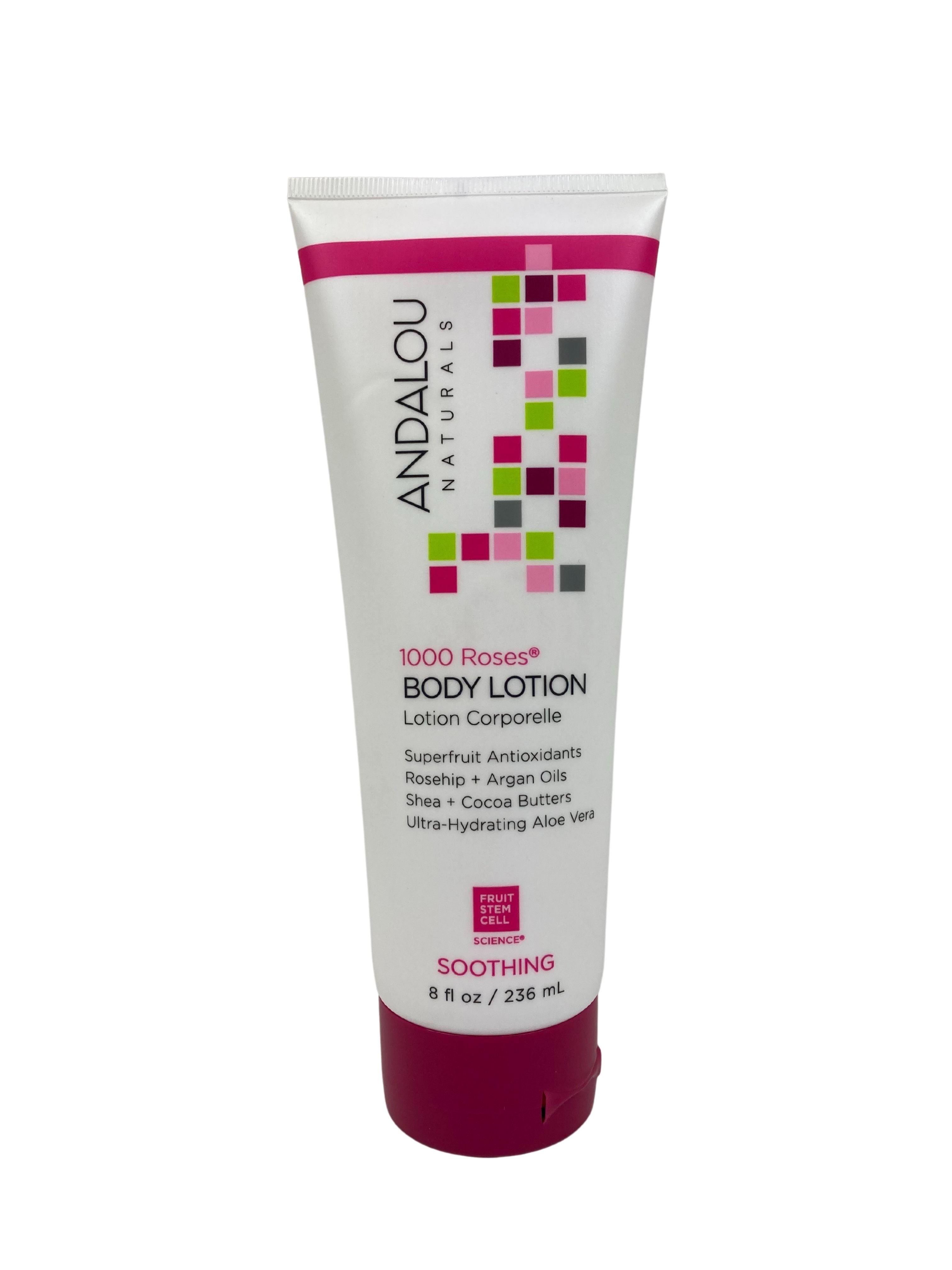 Body Lotion, 1000 Roses, 8oz, Andalou Naturals