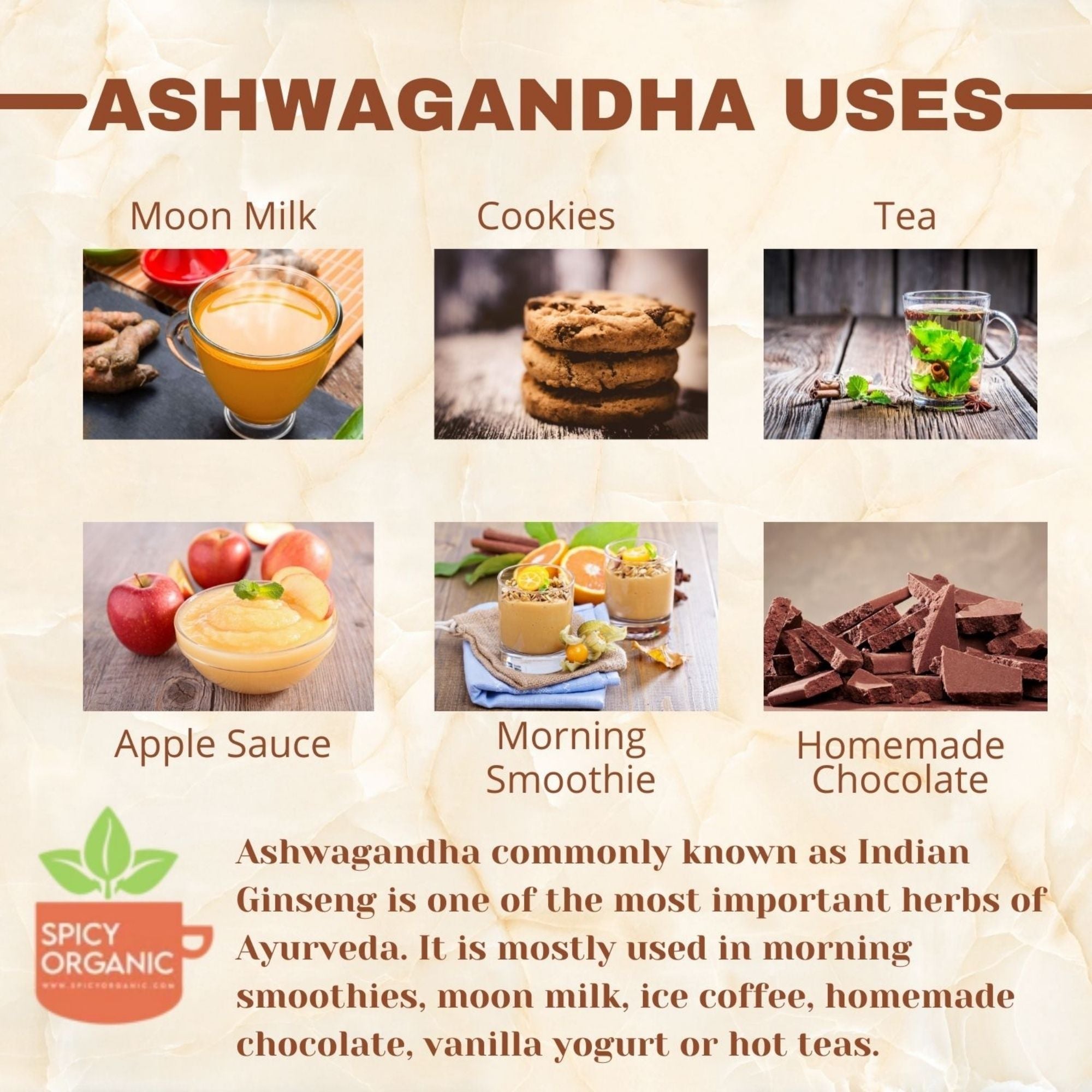 Organic Ashwagandha Root Powder – Withania somnifera from India | USDA Certified Organic