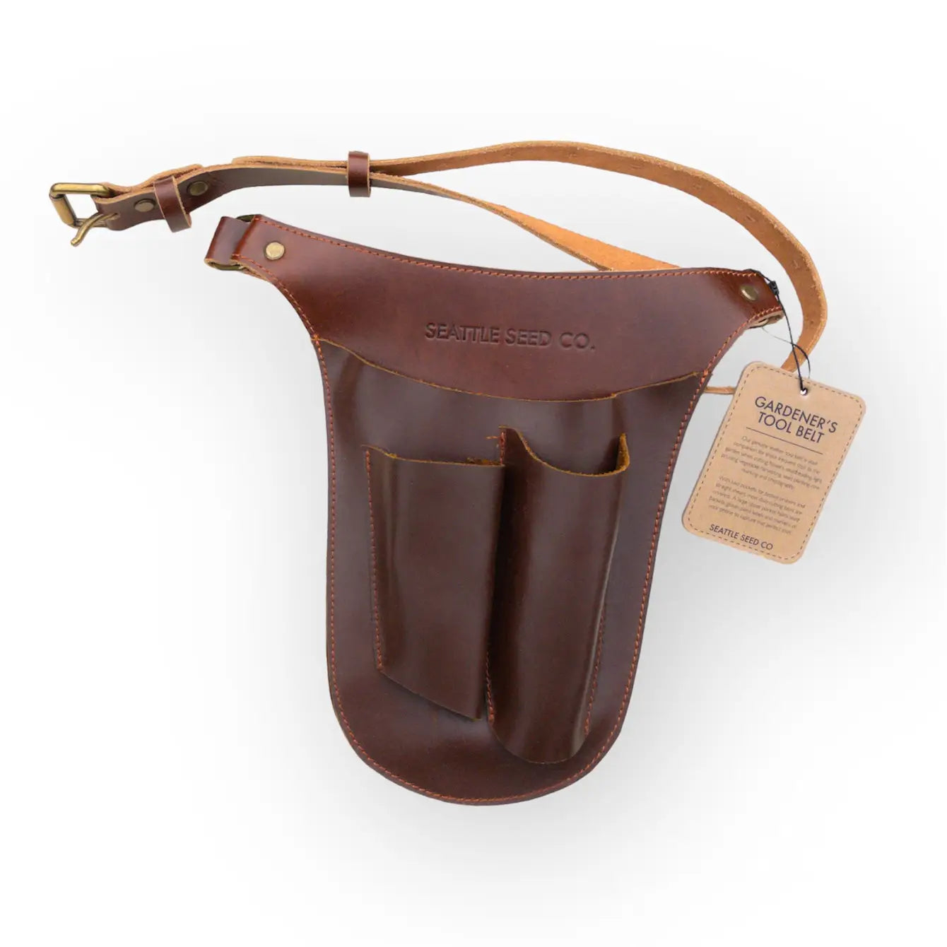 Harvest Essentials Gardener's Tool Belt Genuine Leather