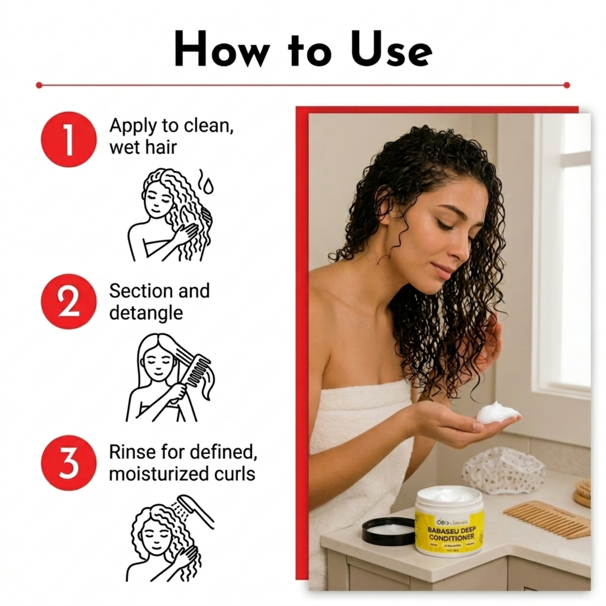 Babassu Deep Conditioner — Protein-Free Repair Treatment