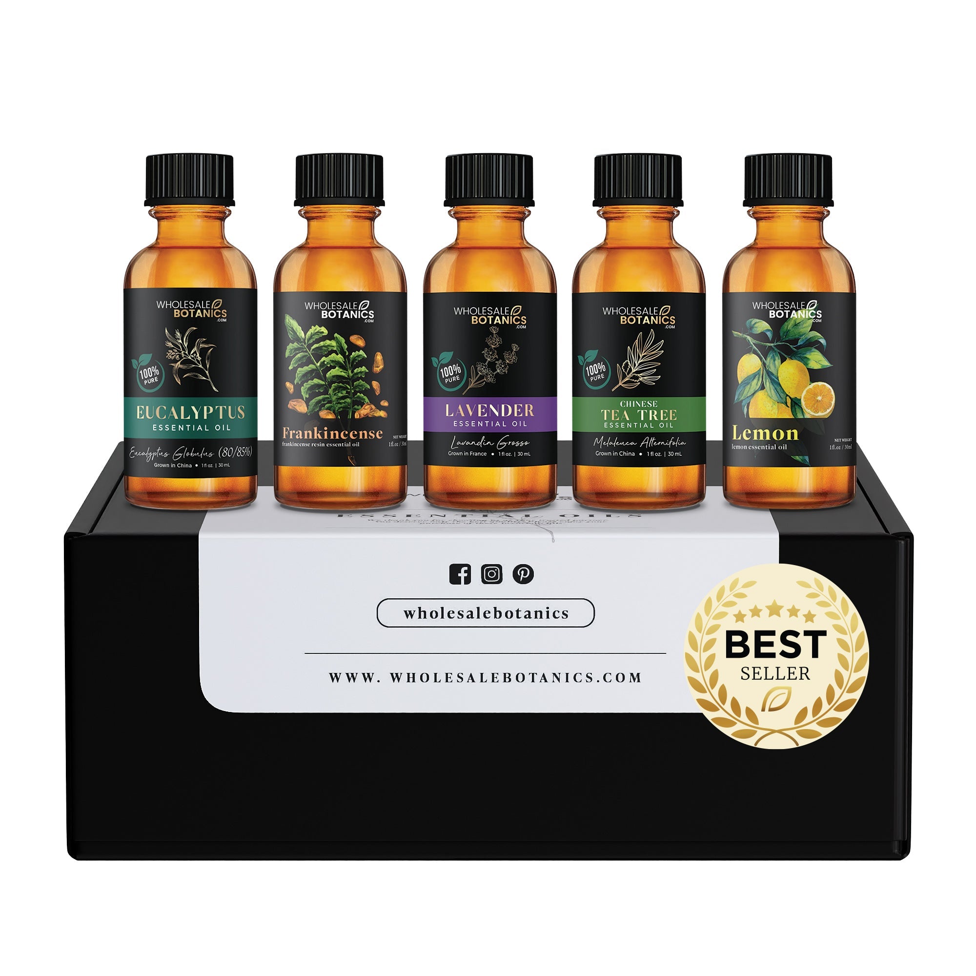 Most Popular Essential Oils Sample Kit