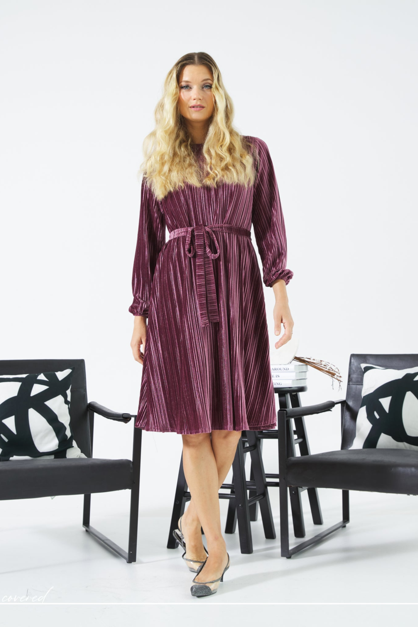 Velvet Flowy Dress