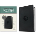 NLT Compact Bible, Filament Enabled (Leatherlike, Regal Lion Black, Red Letter)