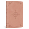 ESV Vest Pocket New Testament with Psalms and Proverbs, Red Letter (Trutone, Blush Rose, Fleur-De-Lis Design)