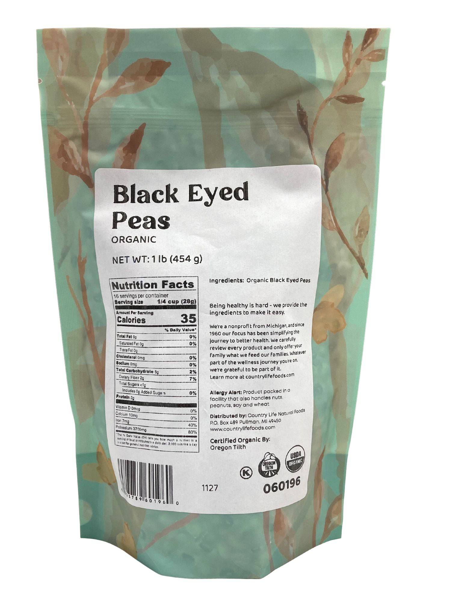 Black-Eyed Peas, Organic