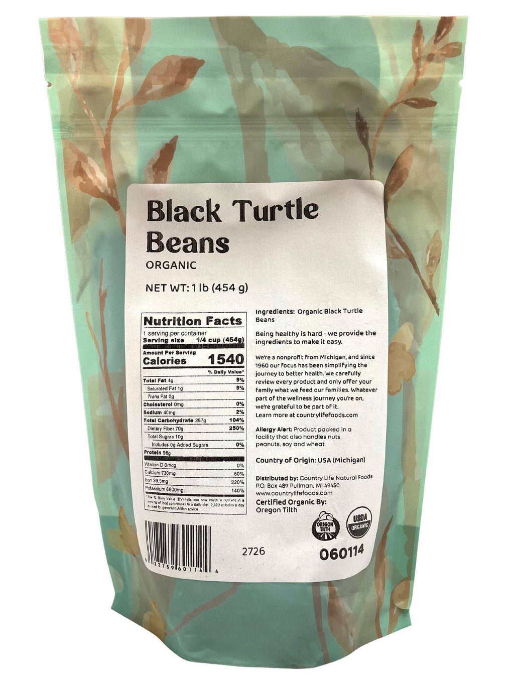 Black Turtle Beans, Organic