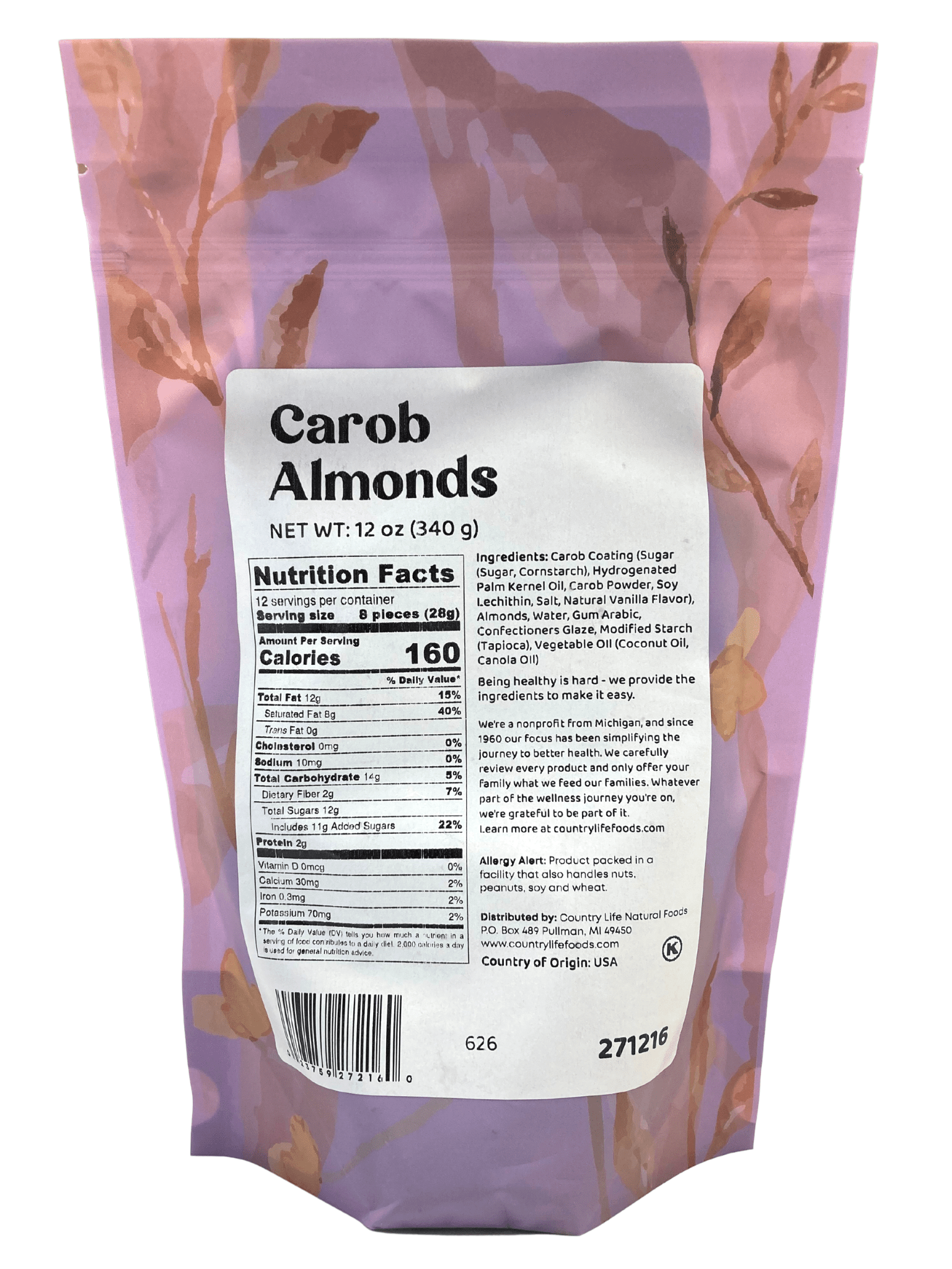 Carob Coated Almonds