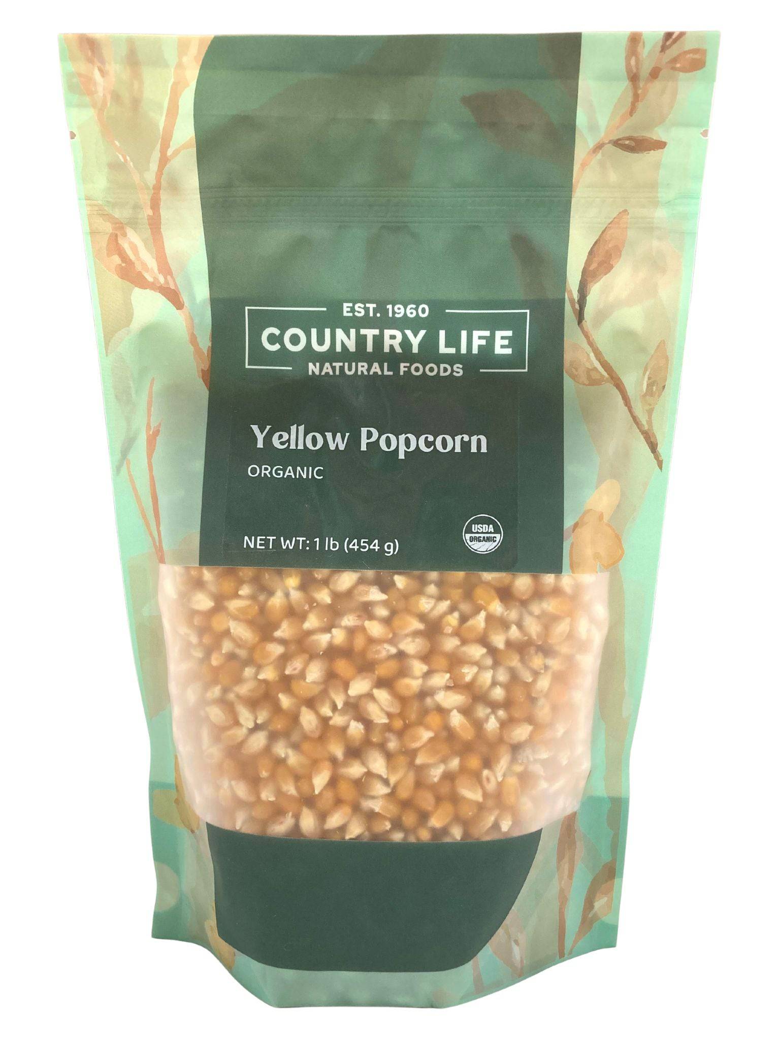 Popcorn, Yellow, Organic