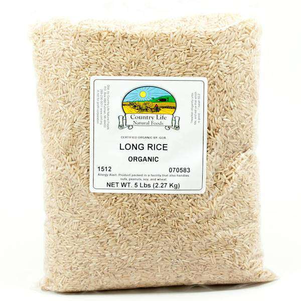 Long Rice, Brown, Organic