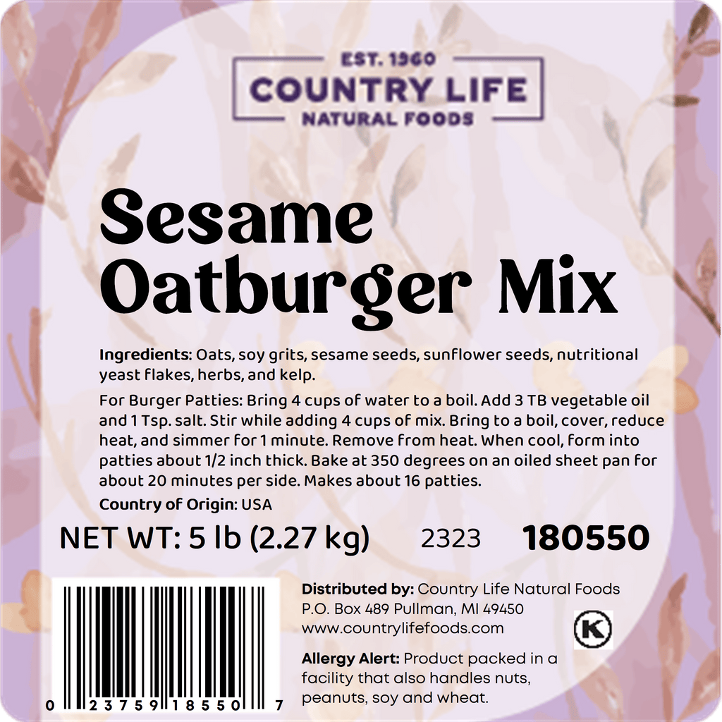 Sesame Oatburger Mix