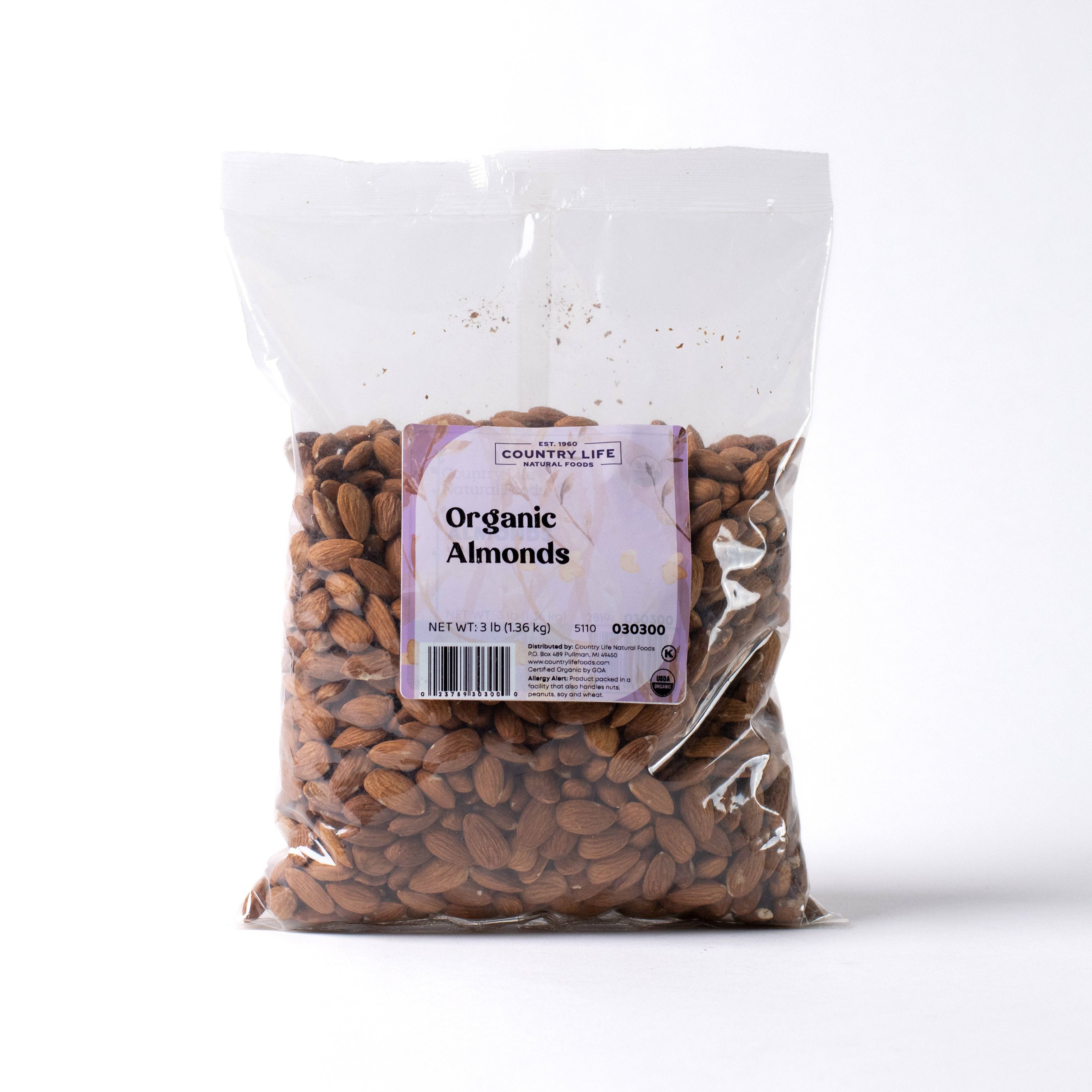 Almonds, Whole, Organic (Raw)