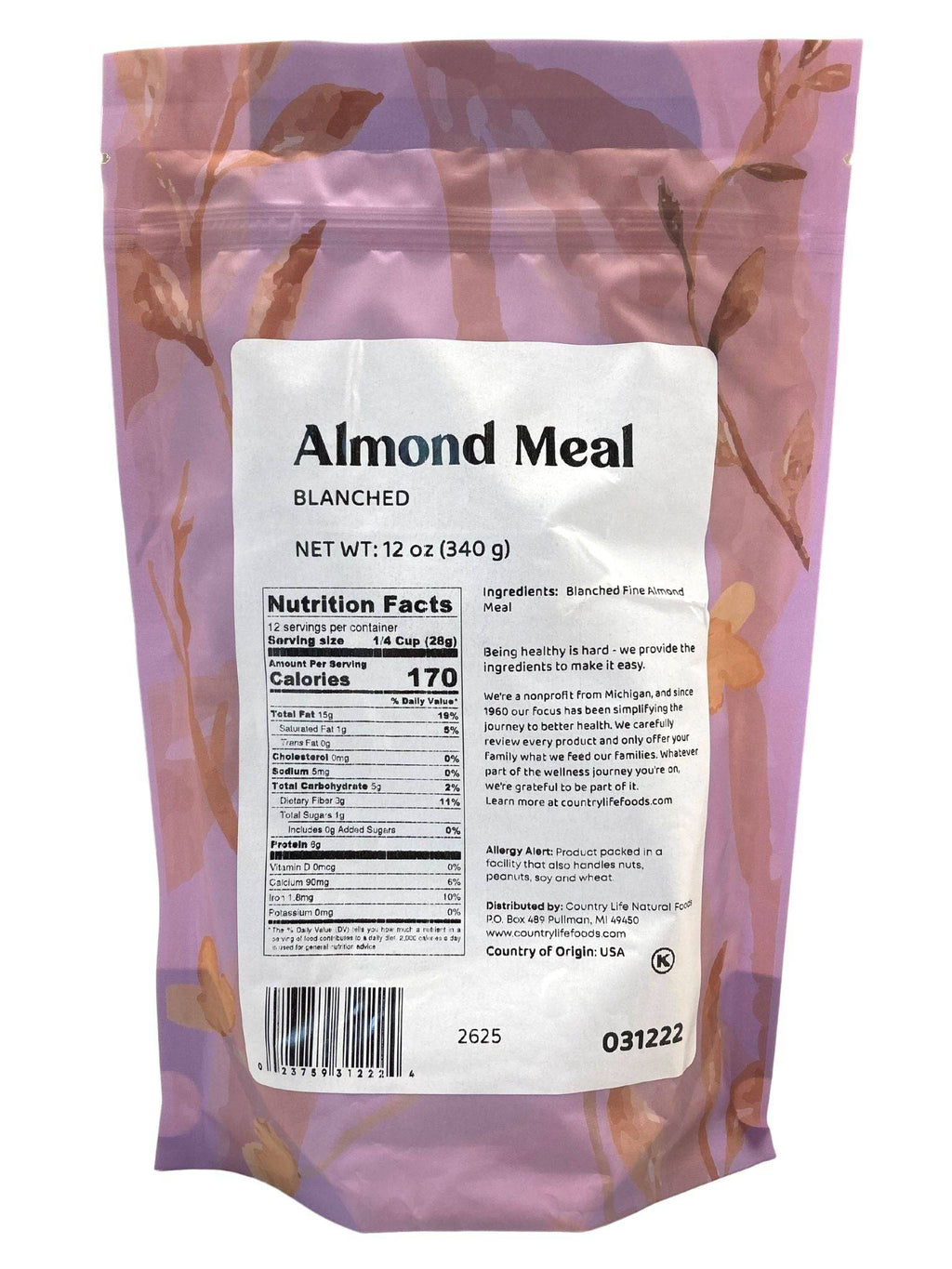 Almond Meal, Fine Ground, Blanched