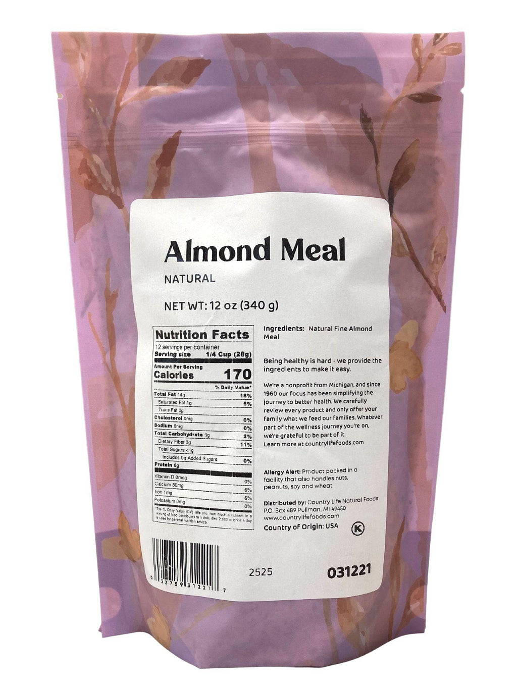 Almond Meal, Fine Ground, Natural