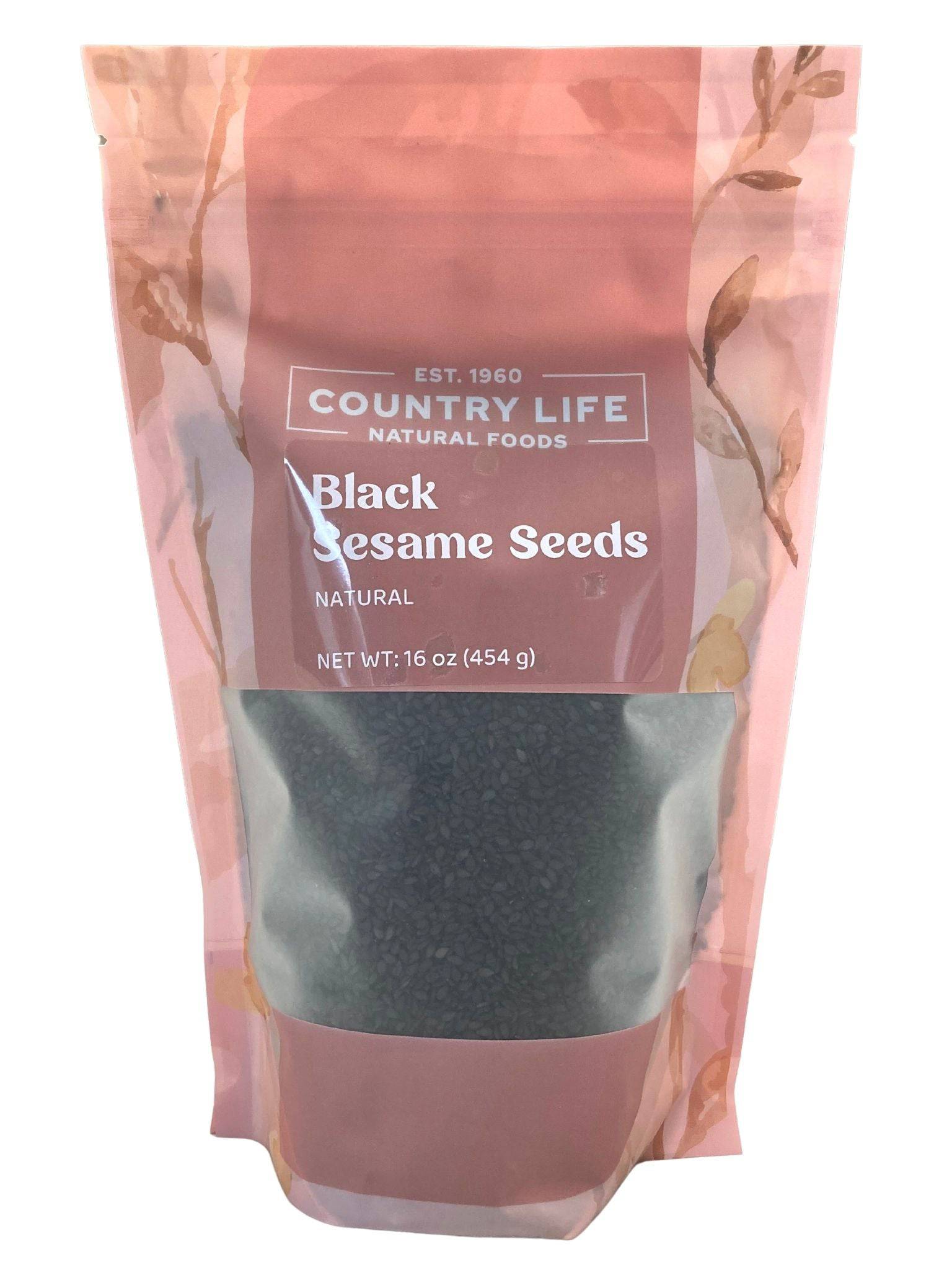 Sesame Seeds, Black, Natural