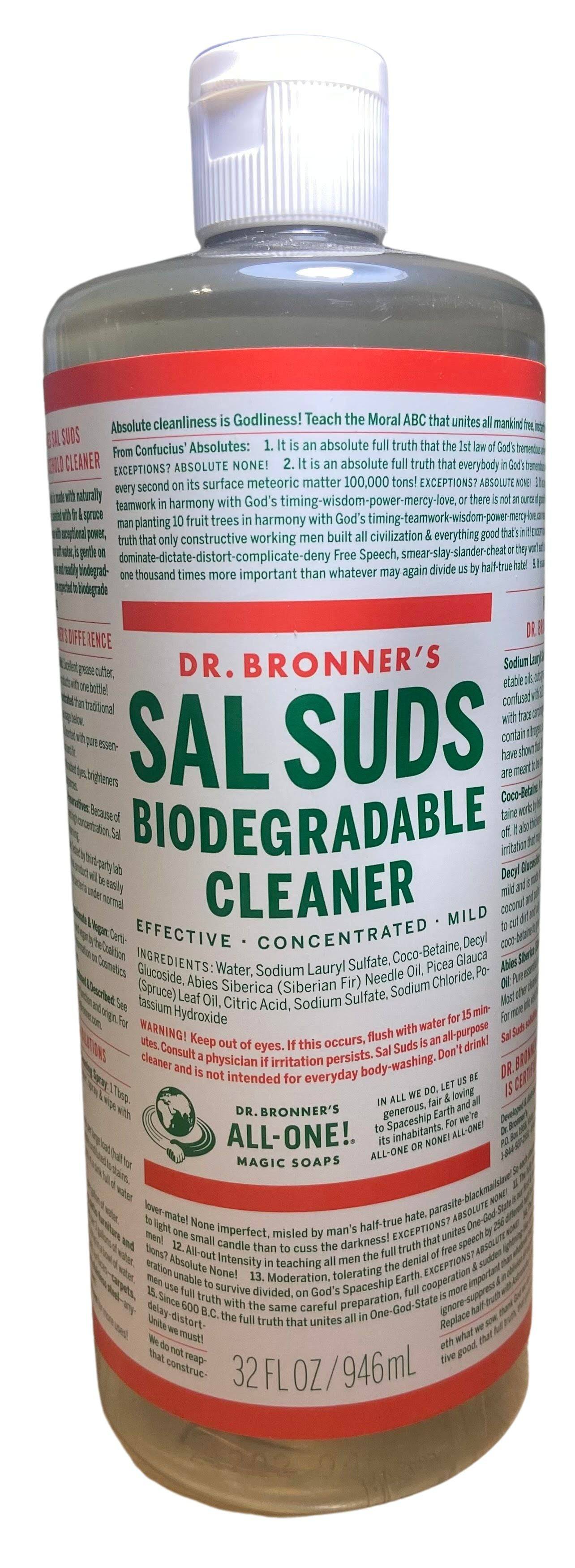 Biodegradable Cleaner, Concentrated, Sal Suds