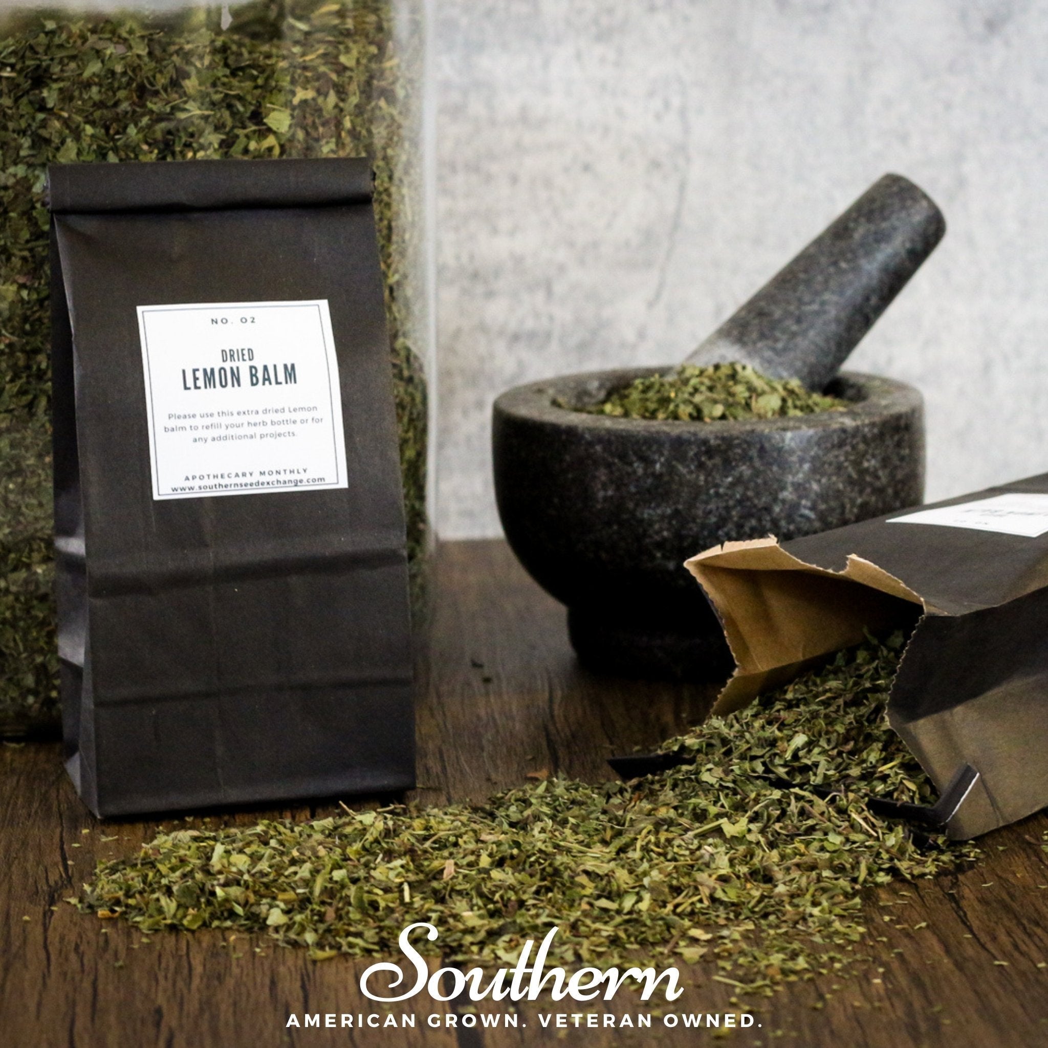 Dried Lemon Balm – 2 Cups