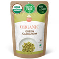 Organic Cardamom Pods — USDA Certified, Non-GMO | Jumbo Green Pods, Chai & Biryani