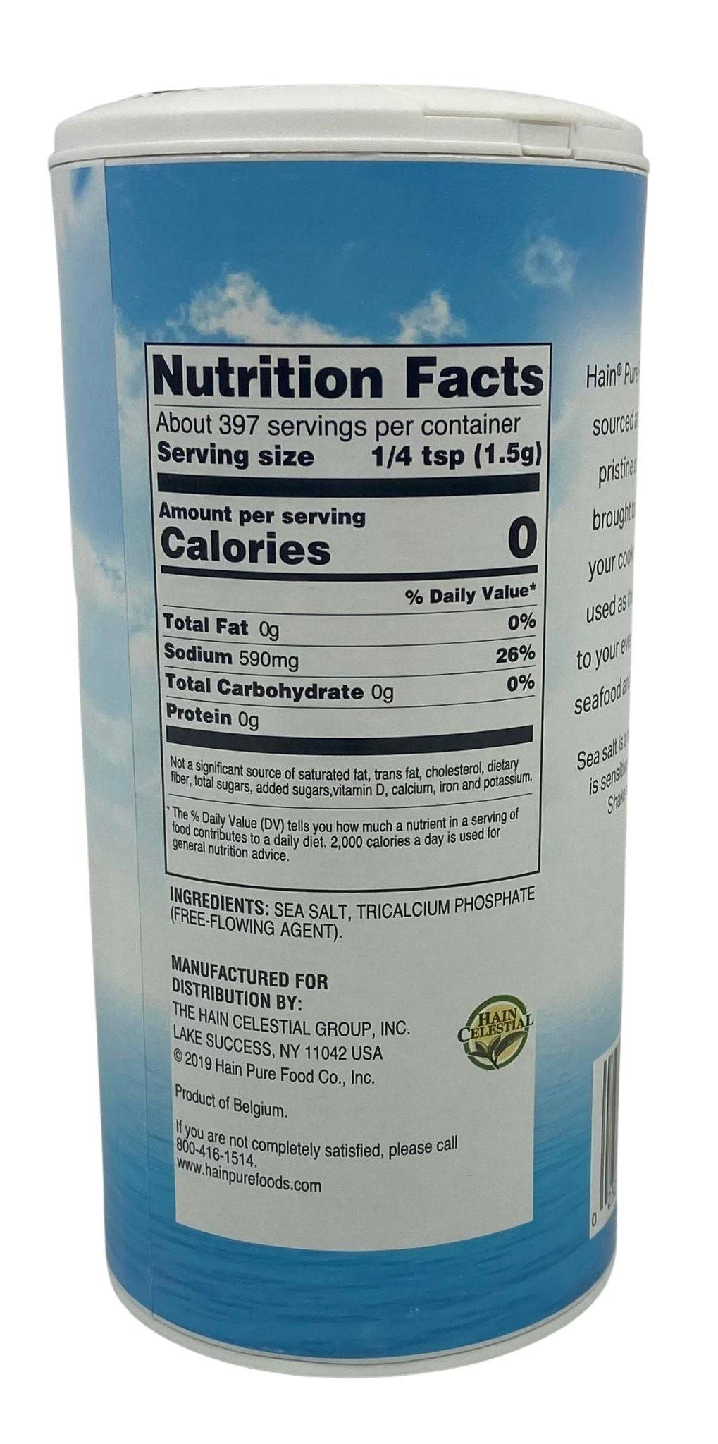 Sea Salt, Non-Iodized