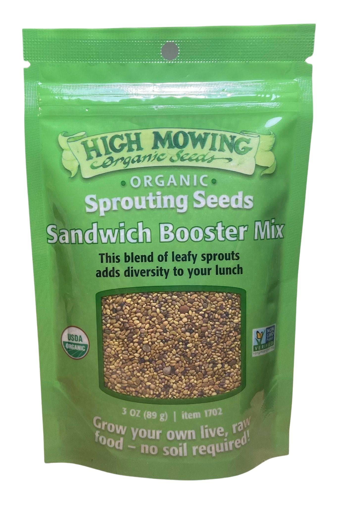 Sprouting Seeds, Organic, High Mowing