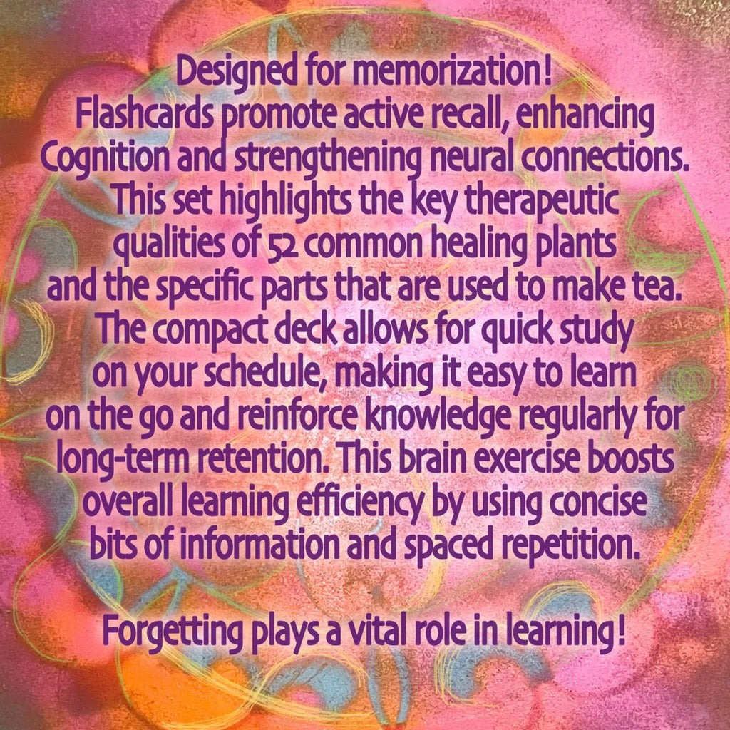 Healing Plants: Herbal Teas for Vitality, 52 Flashcards