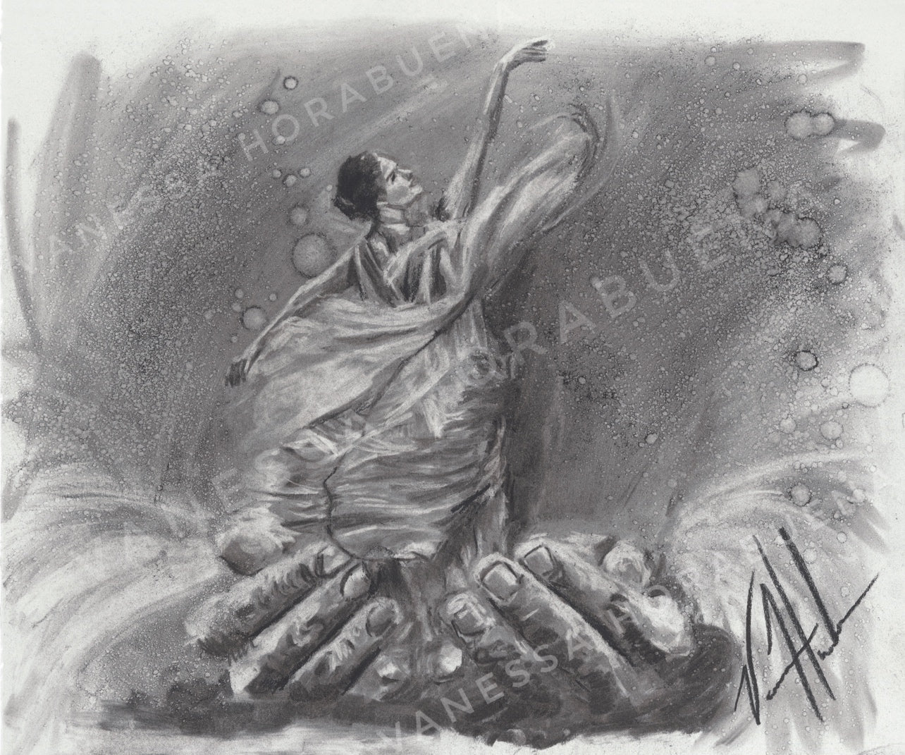 DESIGN DISCONTINUED - Endless Dance in the Father’s Hands (Sketch)