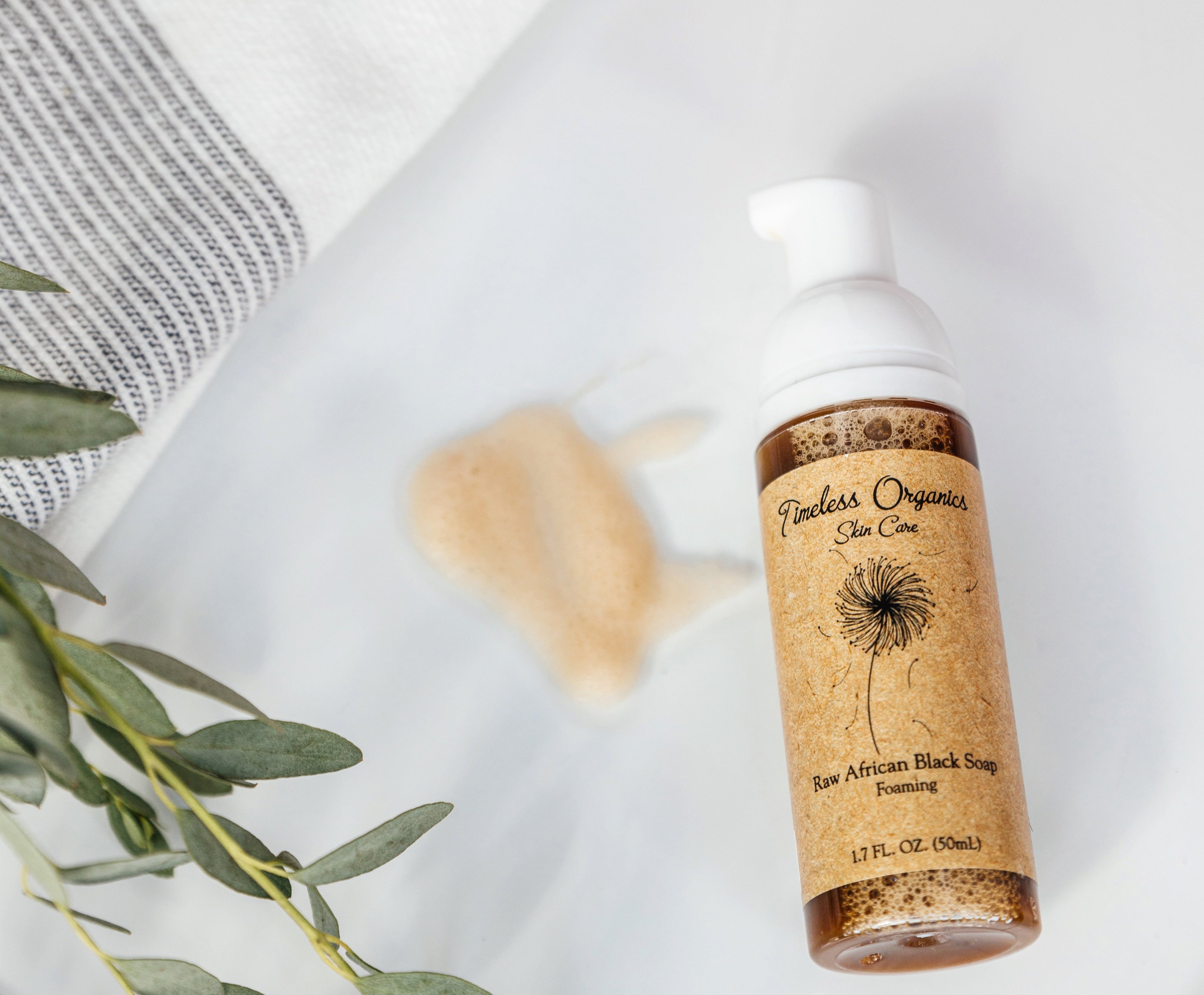 Liquid RAW African Black Soap - Foaming