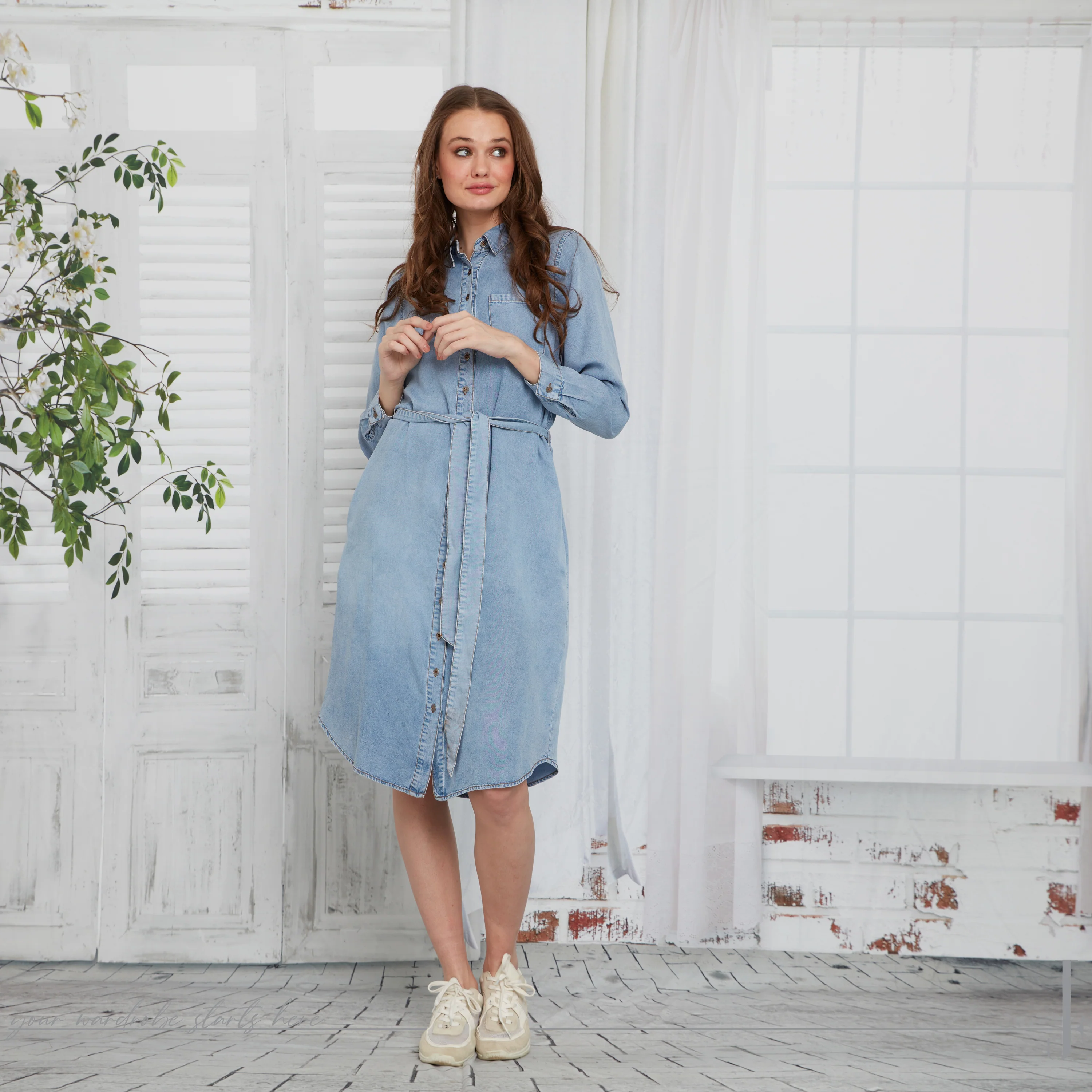 Kimberly Denim Dress - Japparel