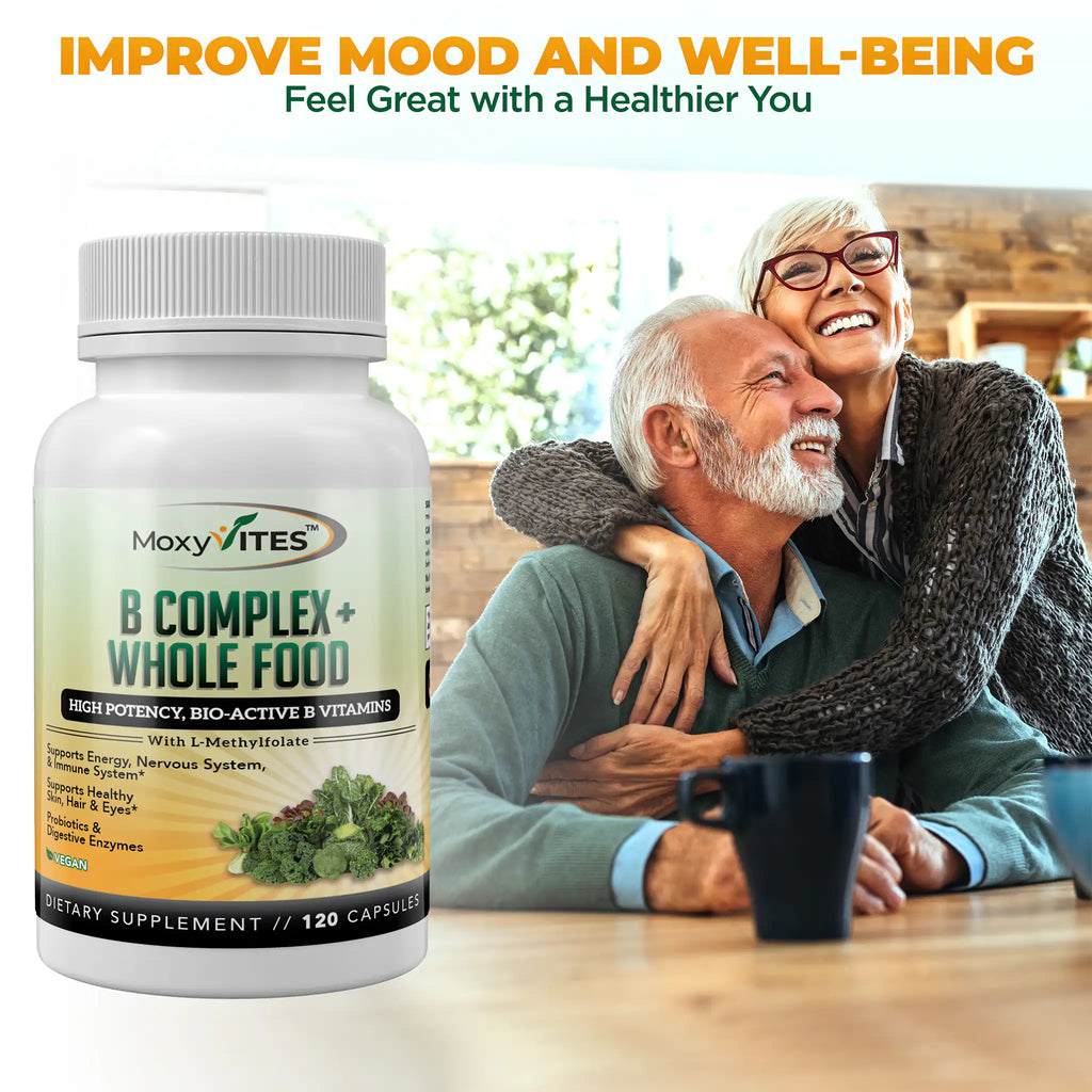 Methylated Vitamin B Complex with Whole Food Base