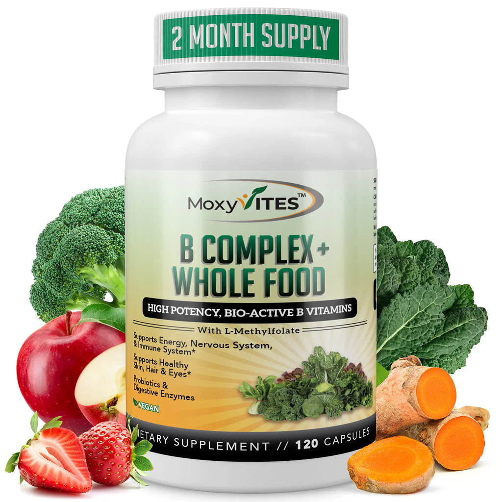 Methylated Vitamin B Complex with Whole Food Base