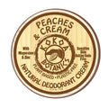 Peaches and Cream - Natural Deodorant Cream - Baking Soda Free  - 2.5 oz
