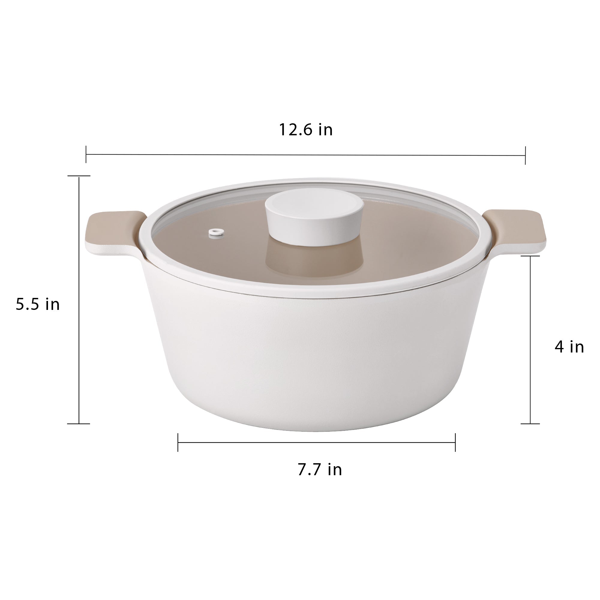 Vulcan Ivory 10" Stock Pot