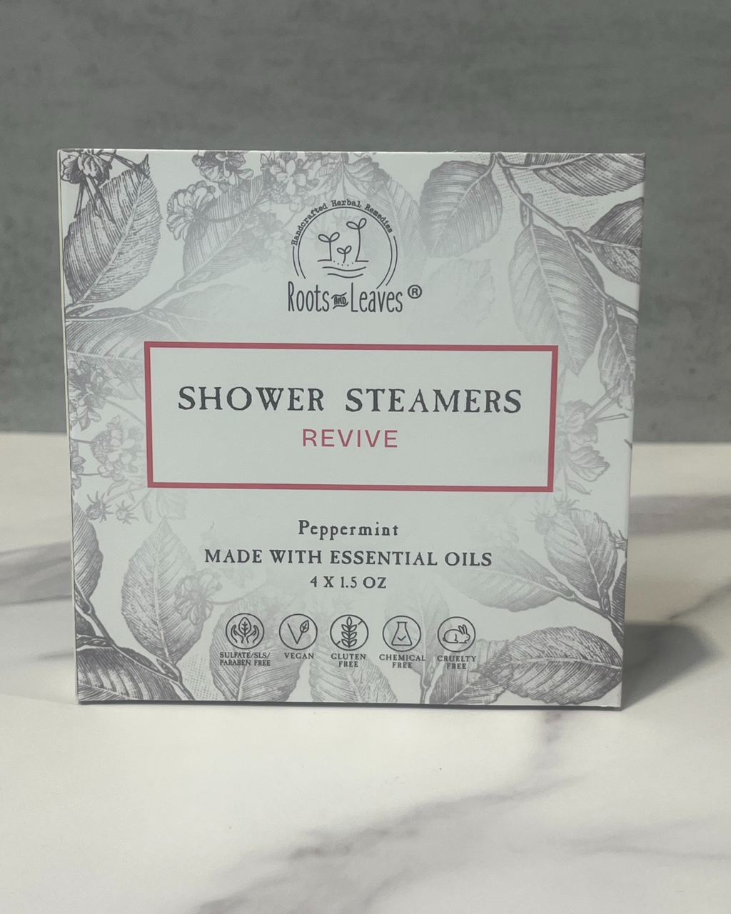 Shower Steamer & Bath Bomb - Revive / Peppermint