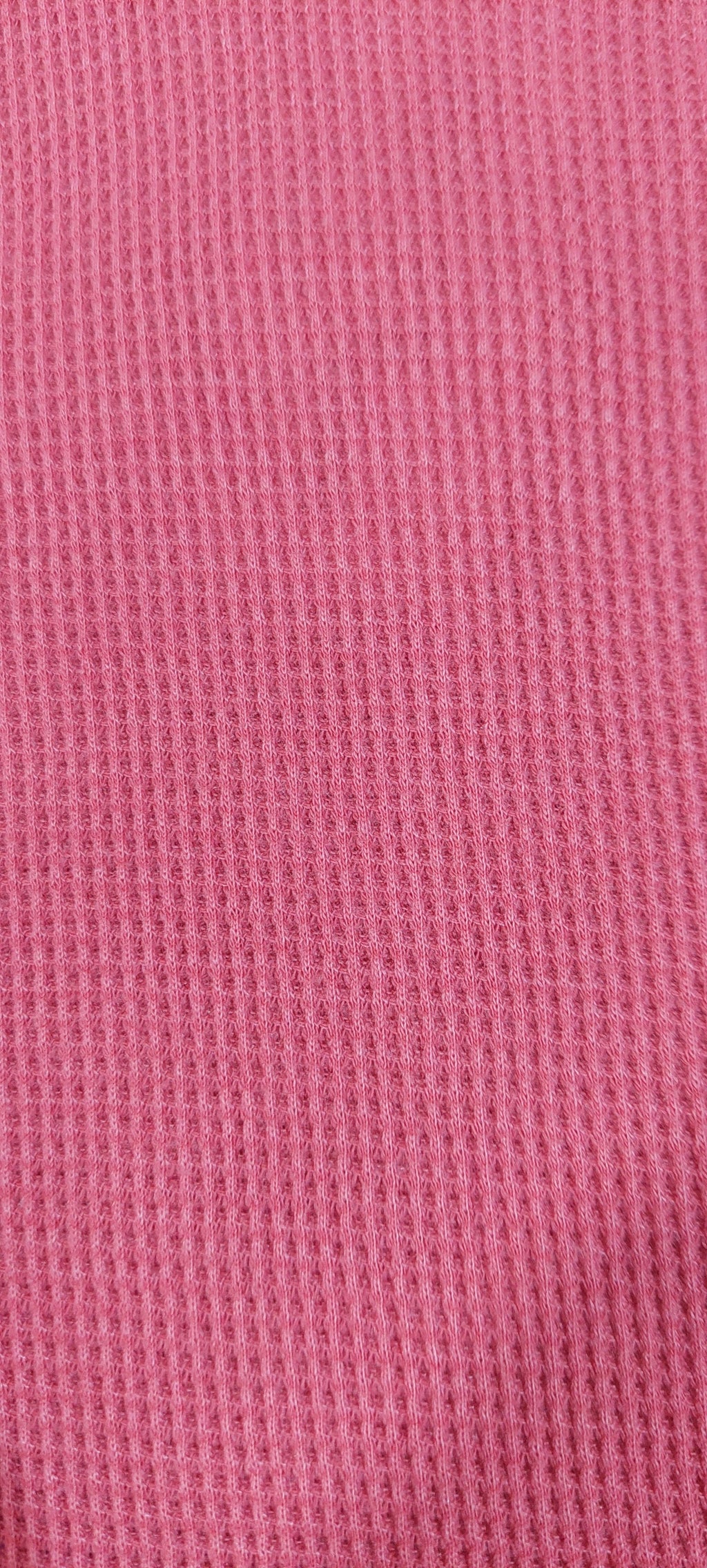 Modest High-Neck Waffle Tunic | Long Sleeve Comfort Top with Asymmetric Hem