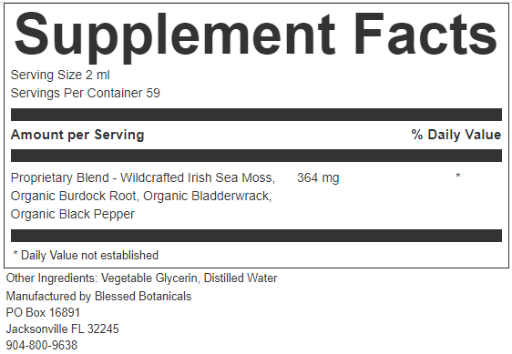 Wildcrafted Irish Sea Moss