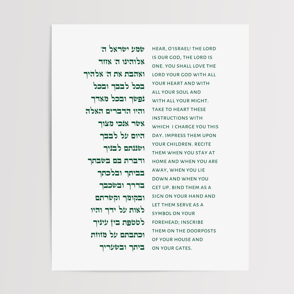 The Shema - Deuteronomy 6:4-9