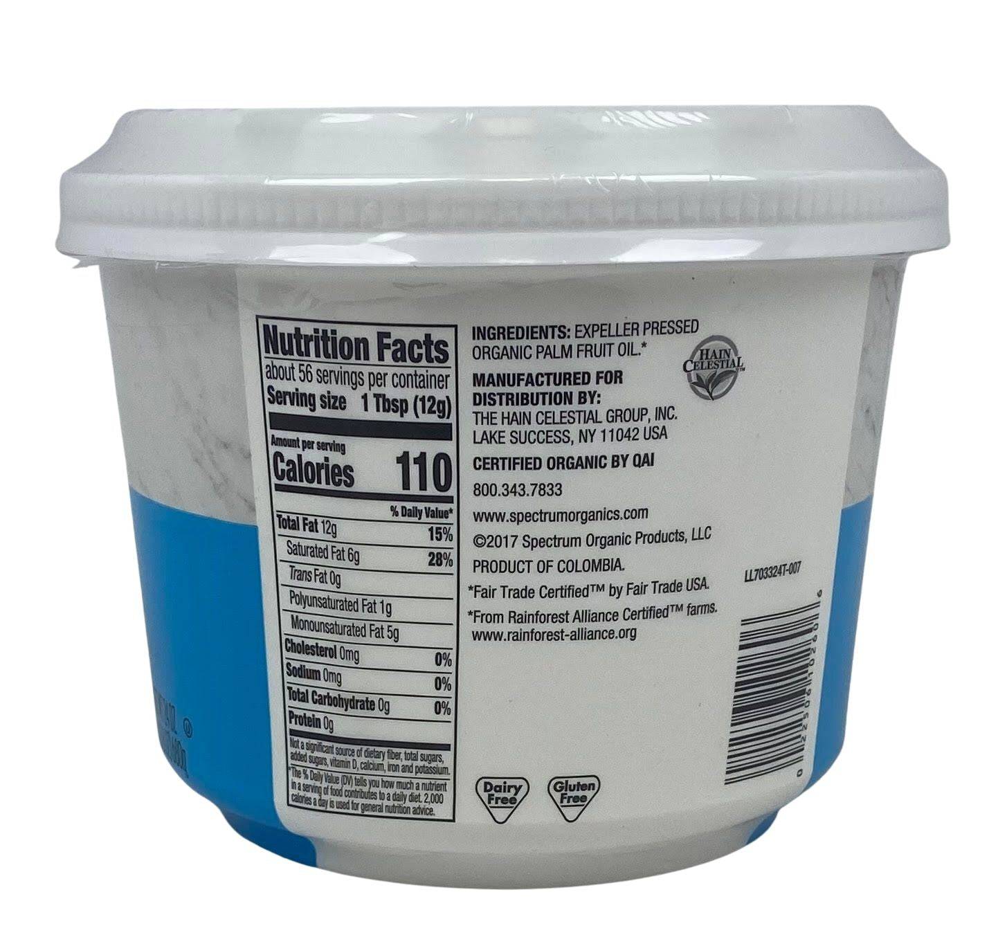 Shortening, Organic, All-Vegetable