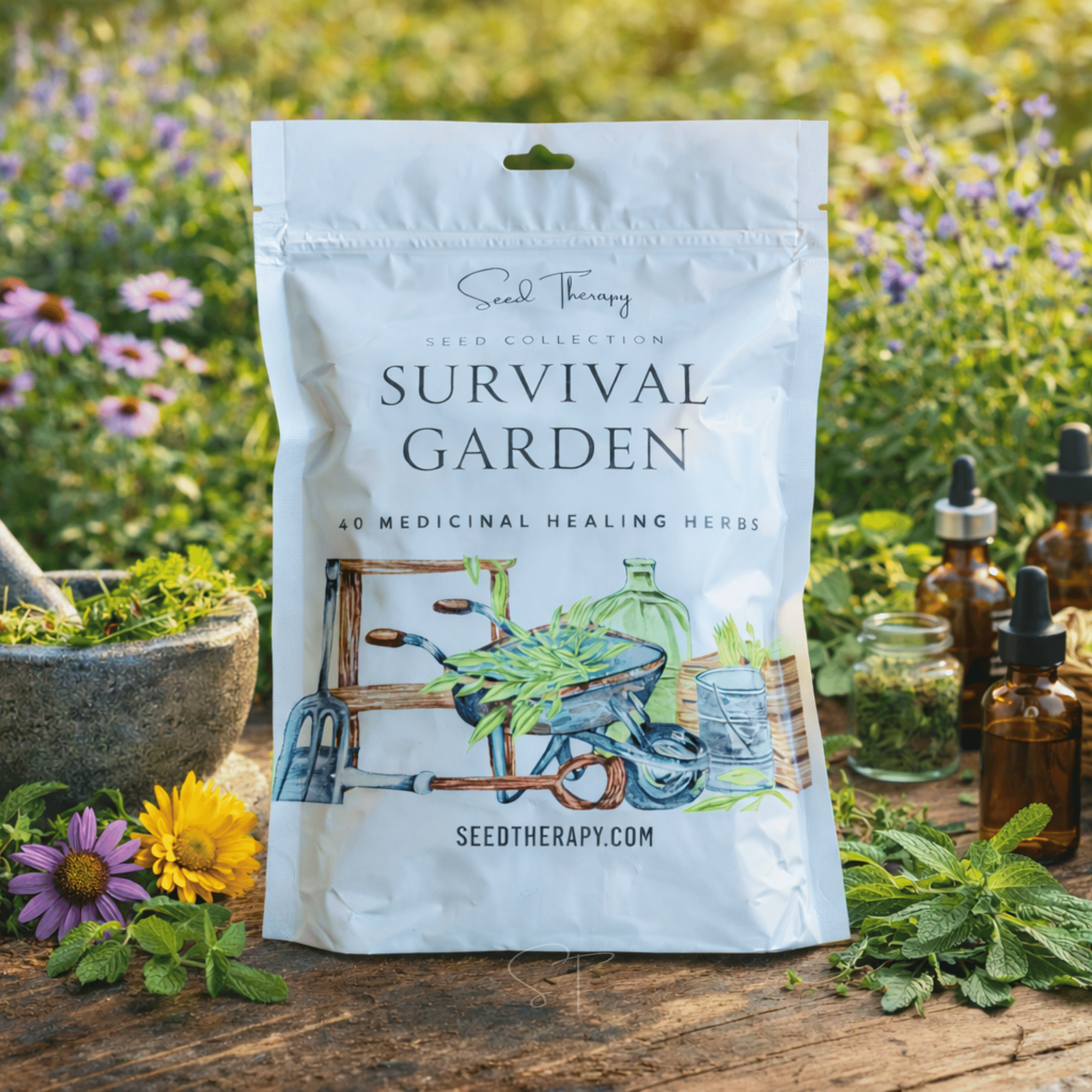 Survival Medicinal Herb Garden – 40 Essential Varieties