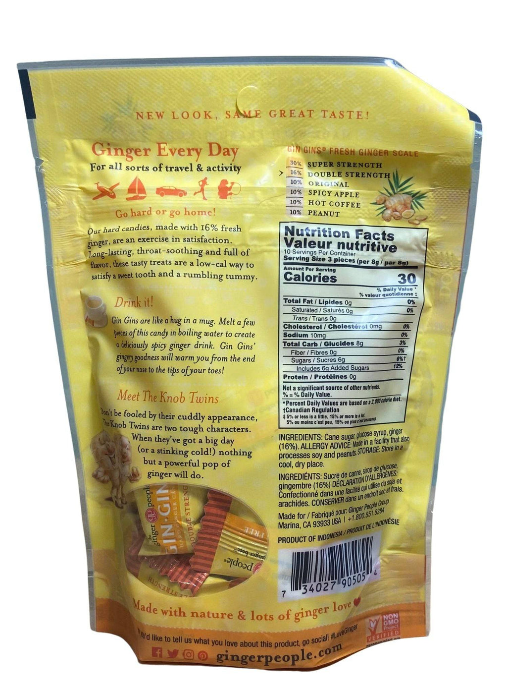 Ginger Candy, Gin-Gins, Hard