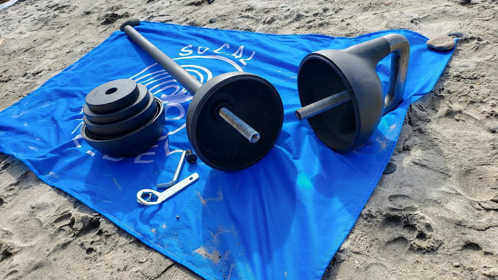 KOMBOBELL – 12–32 kg (26–71 lb) Adjustable Kettlebell & Macebell System