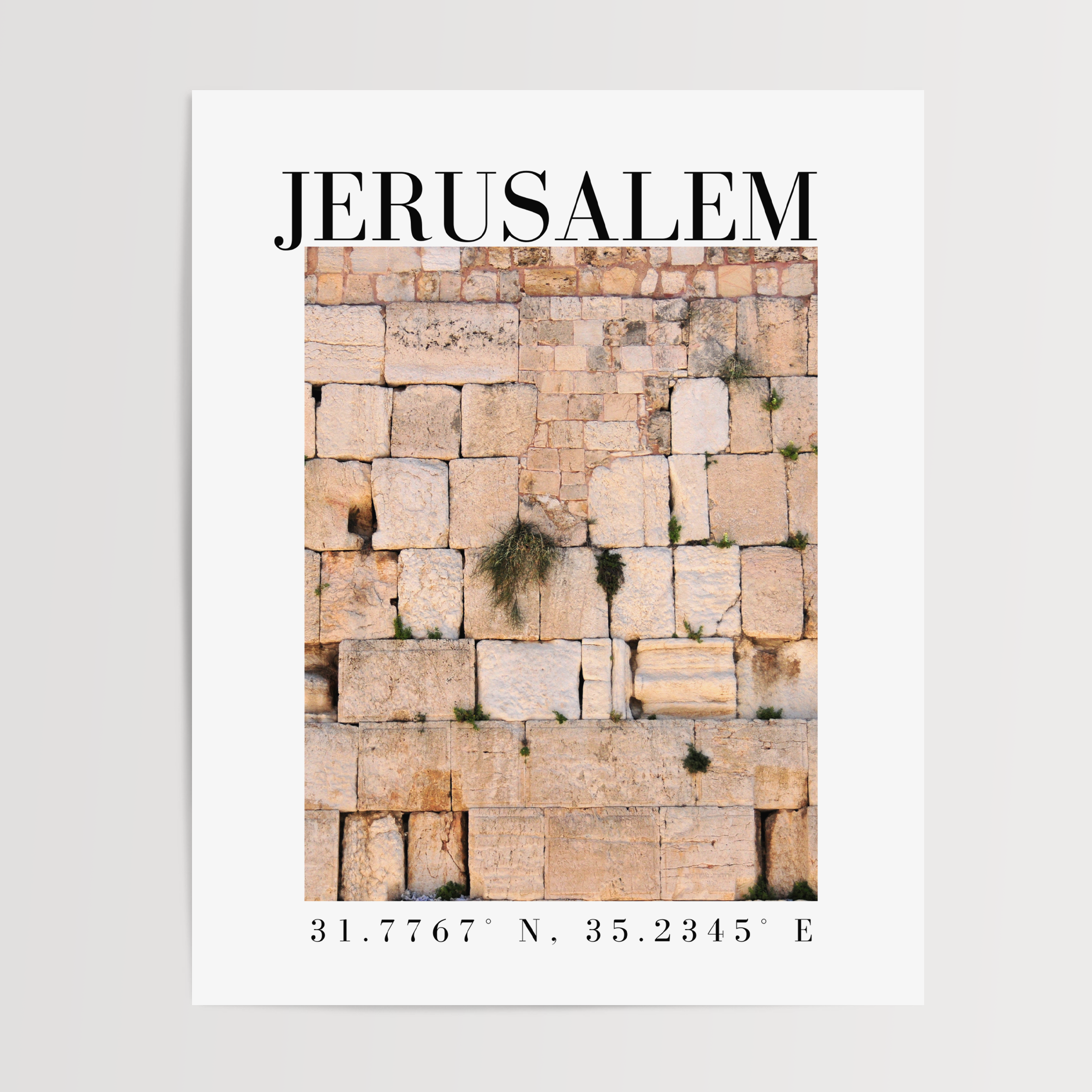 Jerusalem Western Wall Kotel Photo Wall Art
