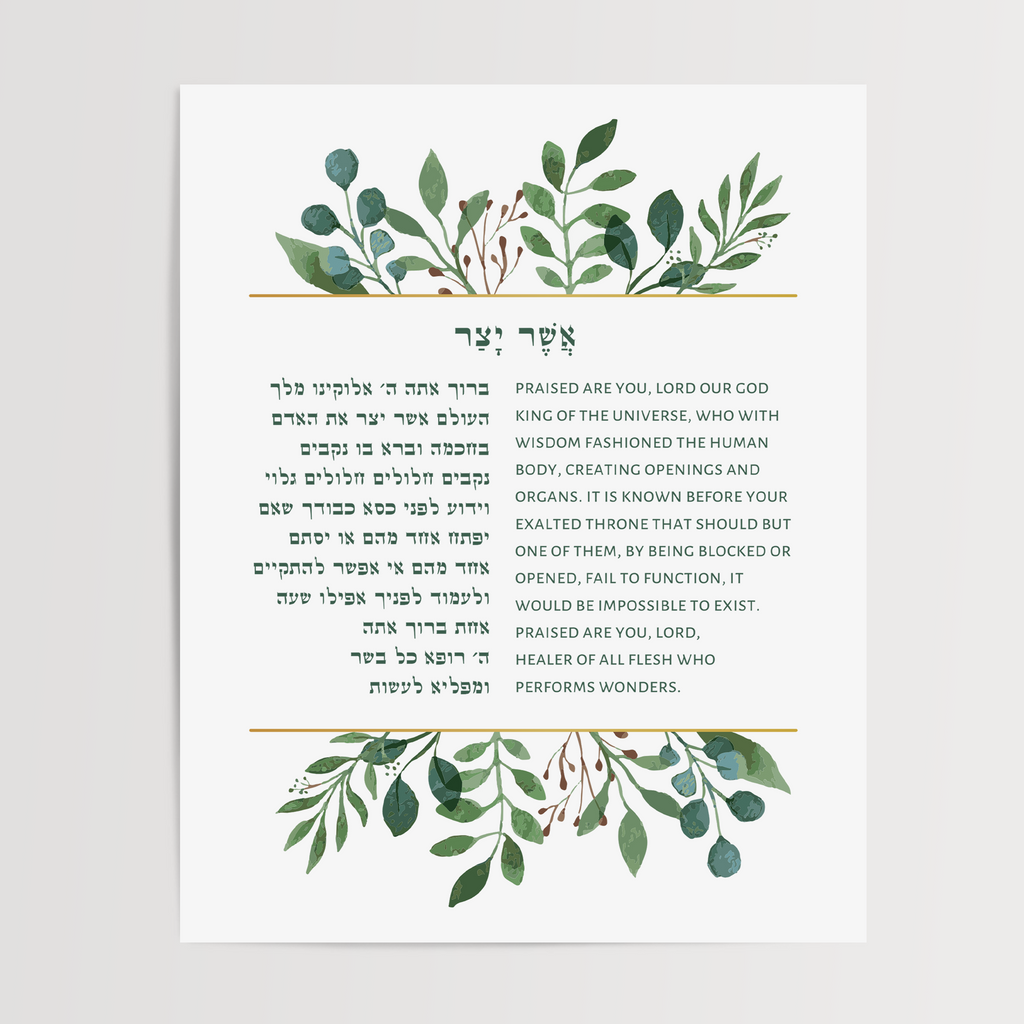 Asher Yatzar Bracha