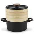 Cocotte with Steamer Inserts — 2.5 Qt.