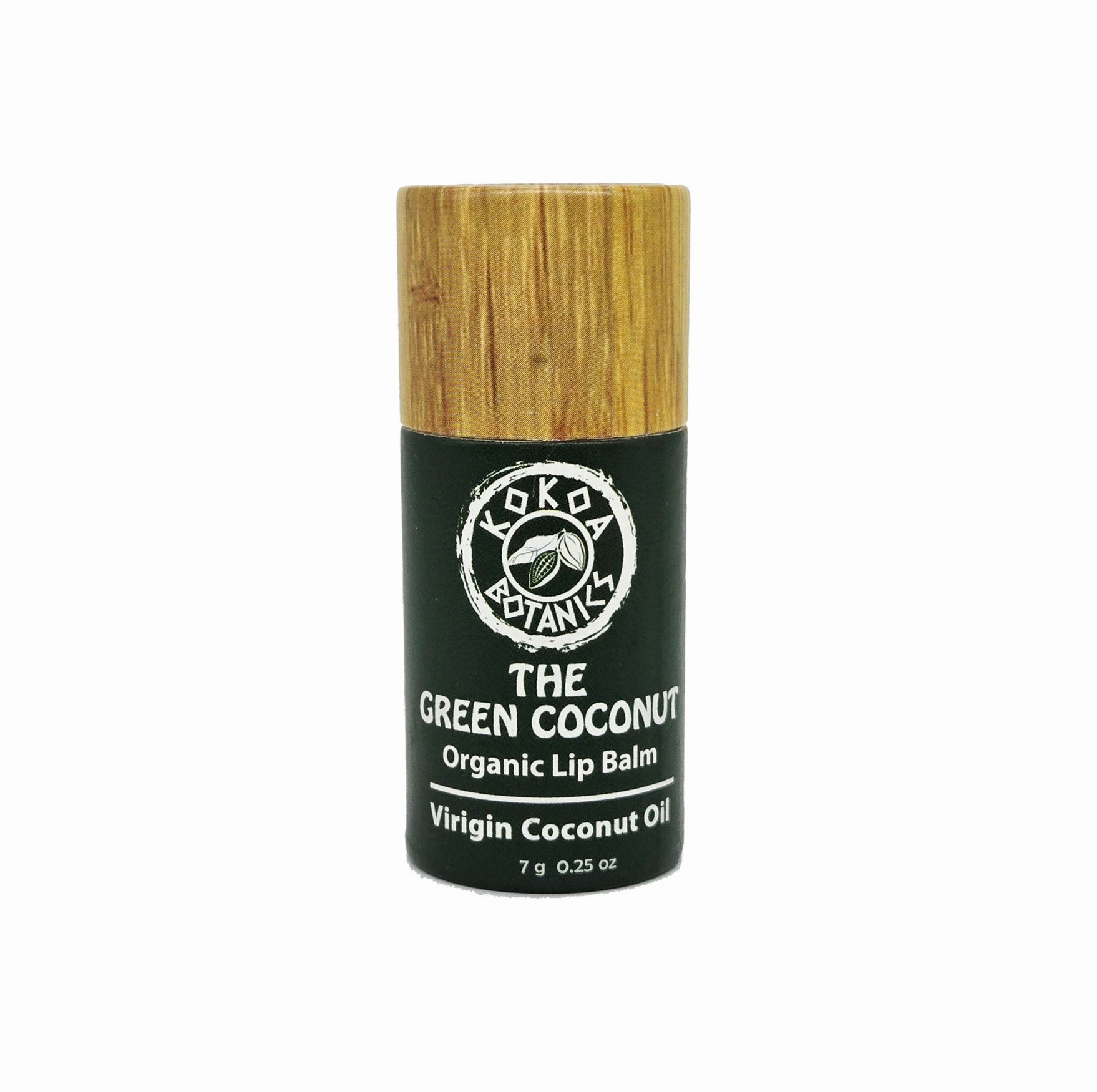 Organic Coconut Oil Lip Balm - Plastic Free .25 oz