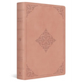 ESV Holy Bible: Dyslexia-Friendly Edition (Trutone, Blush Rose, Fleur-De-Lis Design)