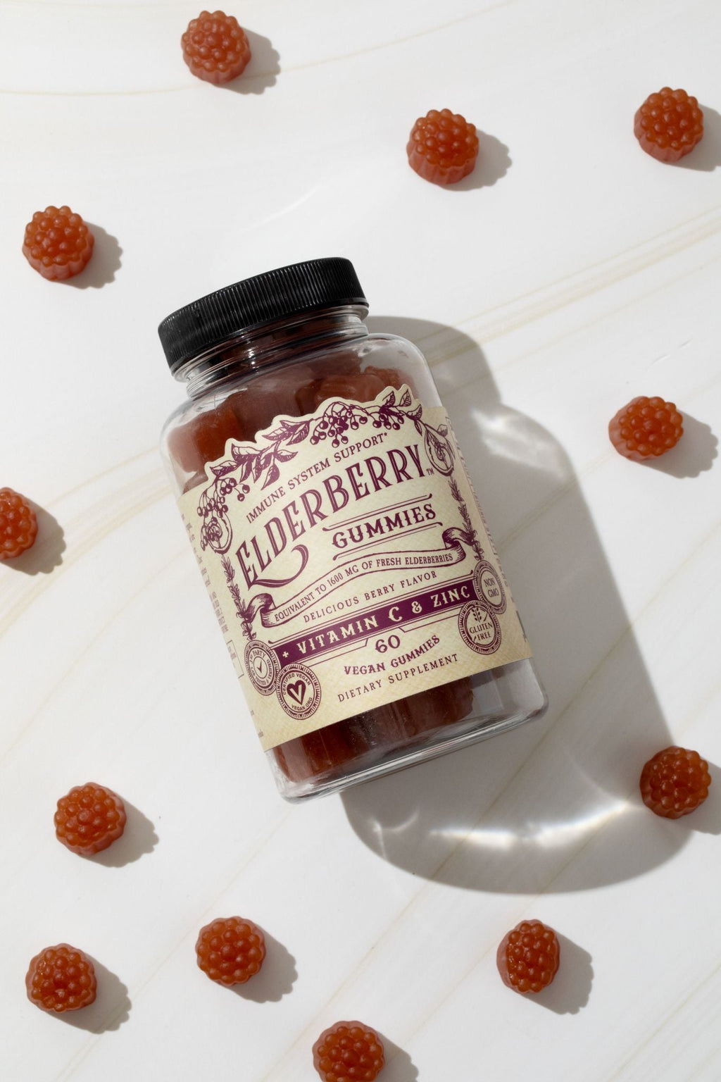 Elderberry Gummies with Vitamin C & Zinc