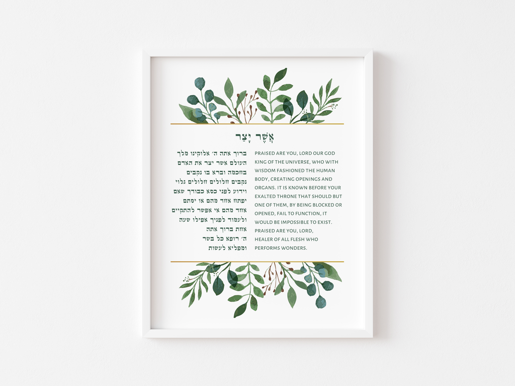 Asher Yatzar Bracha