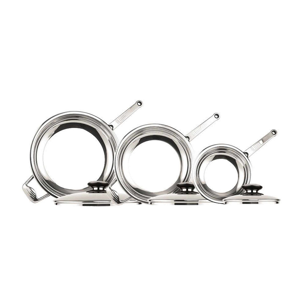 Complete Stainless Steel Cookware & Kitchen Appliance Set — Professional Platinum Whole Home Collection
