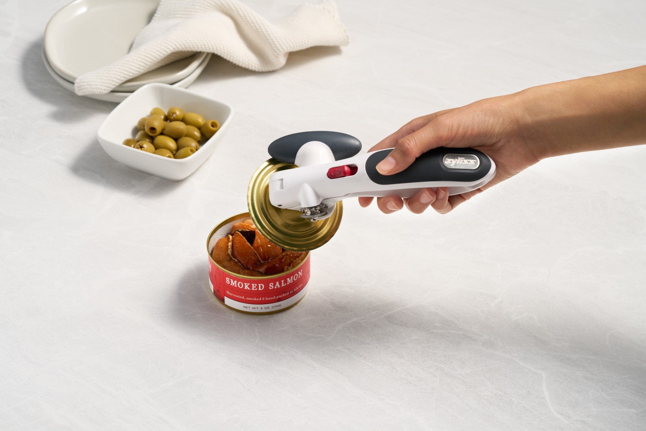 Zyliss Lock lift can opener gray