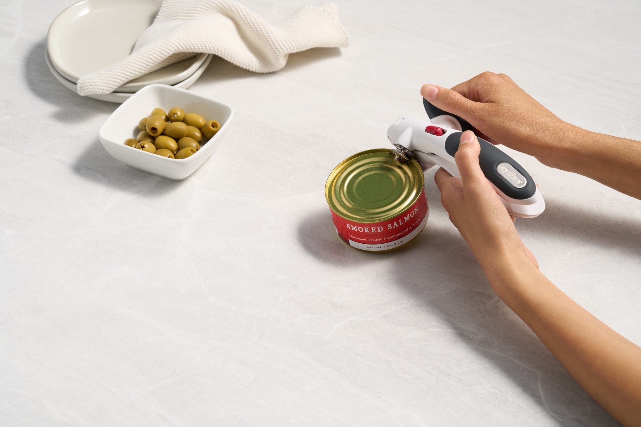 Zyliss Lock lift can opener gray